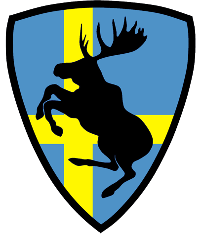 Prancing Moose C Flag Sweden. Dave's Volvo
                        Page.