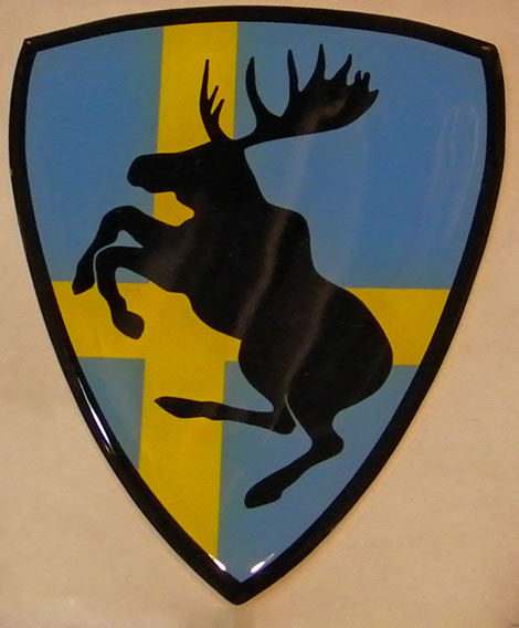 Prancing Moose Domes Emblem. Dave's                                Volvo Page.